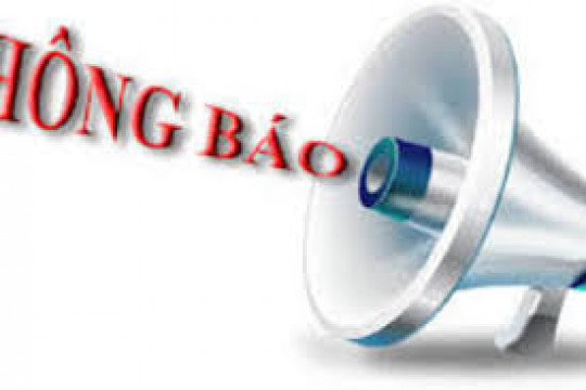 Thông báo đấu giá